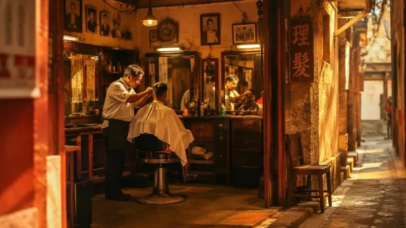 巷子里开了一百年的理发店 视频封面