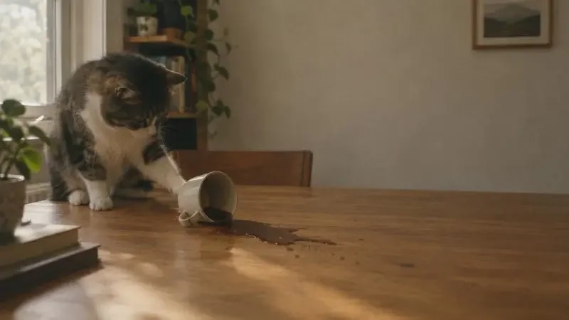 猫打翻了我的咖啡 视频封面